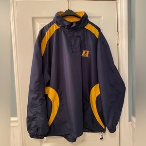 NCAA Millersville Marauders XL Quarter Zip Wind Breaker Jacket